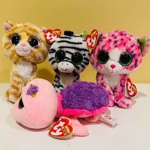 Bundle of four 6" Beanie Boos